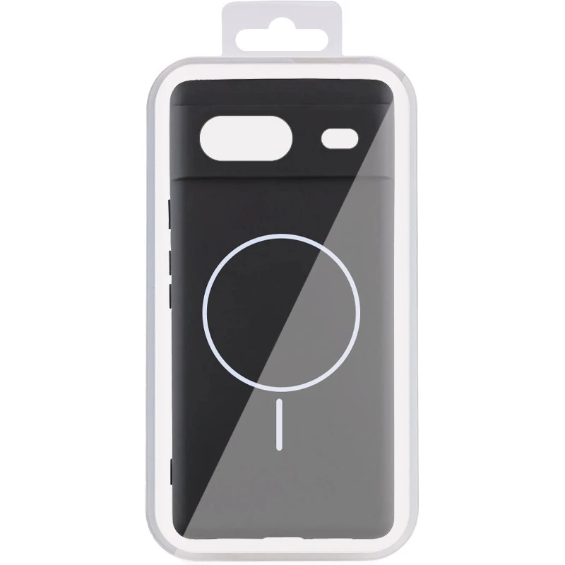Чохол Silicone Cover Lakshmi Full Camera (AA) with Magnetic Fit для Google Pixel 7 – Чорний / Black. Фото 6 з 6