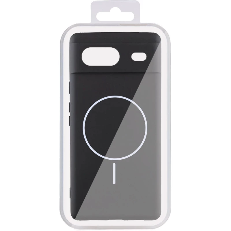 Силиконовый чехол Lakshmi MagFit с защитой камеры для Google Pixel 8a – Черный / Black. Фото 6 из 6