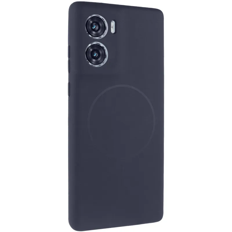 Чохол Silicone Cover Lakshmi Full Camera (AA) with Magnetic Fit для Motorola Moto G06 – Темно-синій / Midnight blue. Фото 1 з 1