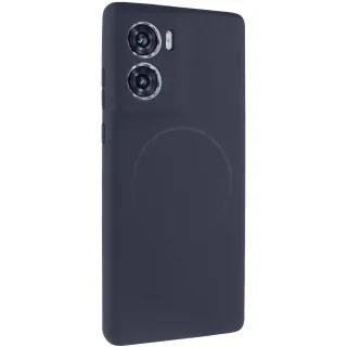 Чохол Silicone Cover Lakshmi Full Camera (AA) with Magnetic Fit для Motorola Moto G06 — Темно-синій / Midnight blue