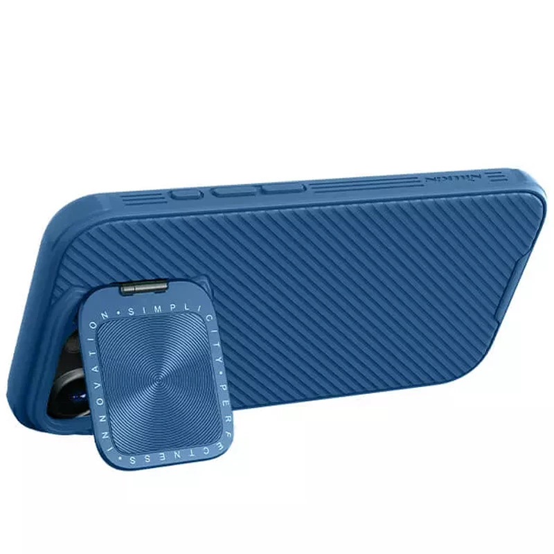Чохол Silicone Nillkin LensWing Prop Magnetic для Apple iPhone 16 Pro – Синій / Blue. Фото 13 з 21