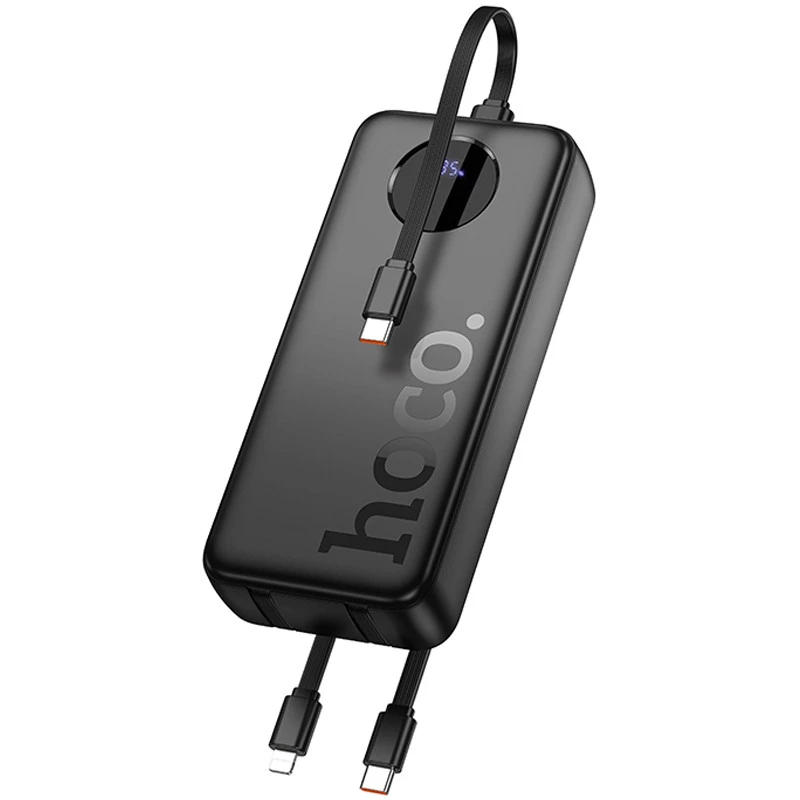 Портативное ЗУ Power Bank Hoco J132A Sabio 22.5W+PD20W with 3 cables 20000 mAh – Black. Фото 2 из 5