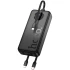 Портативное ЗУ Power Bank Hoco J132A Sabio 22.5W+PD20W with 3 cables 20000 mAh – Black. Фото 2 из 5