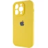 Чехол Silicone Case с защитой камеры для Apple iPhone 15 Pro (6.1") – Желтый / Yellow. Фото 6 из 11