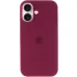 Чехол Silicone Case с закрытым низом для Apple iPhone 17 (6.3") – Бордовый / Maroon. Фото 4 из 7