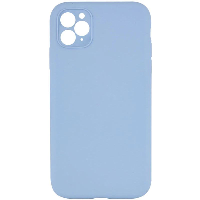Чохол Silicone Case Square L з захистом камери на Apple iPhone 11 Pro Max (6.5") – Блакитний / Lilac Blue. Фото 1 з 1