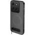 TPU+PC чохол Carbon Kickstand Magnetic Case для Motorola Moto G86 Power – Grey. Фото 1 з 2