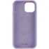 Чохол Silicone Armor Max no logo with MagSafe для Apple iPhone 12 (6.1") – Бузковий / Lilac. Фото 4 з 7