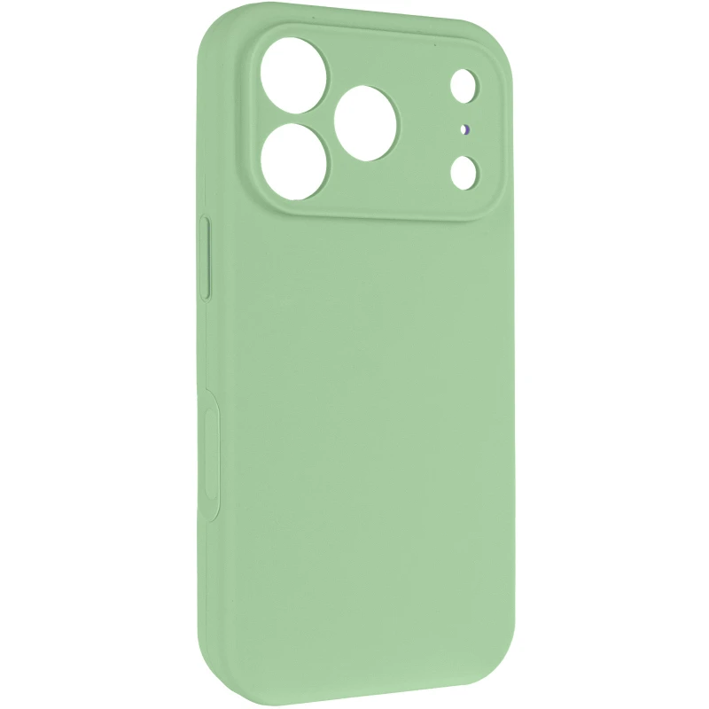 Чехол Silk Full Camera Protective (AA) NO LOGO для Apple iPhone 17 Pro (6.3") – Зеленый / Pistachio. Фото 2 из 9