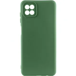 Чохол Silicone Cover Ummi Lakshmi Full Camera (AA) для Samsung Galaxy A22 4G — Зелений / Cyprus Green