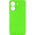 Цветной силиконовый чехол GETMAN для Xiaomi Poco C65 – Салатовый / Neon Green. Фото 1 из 2