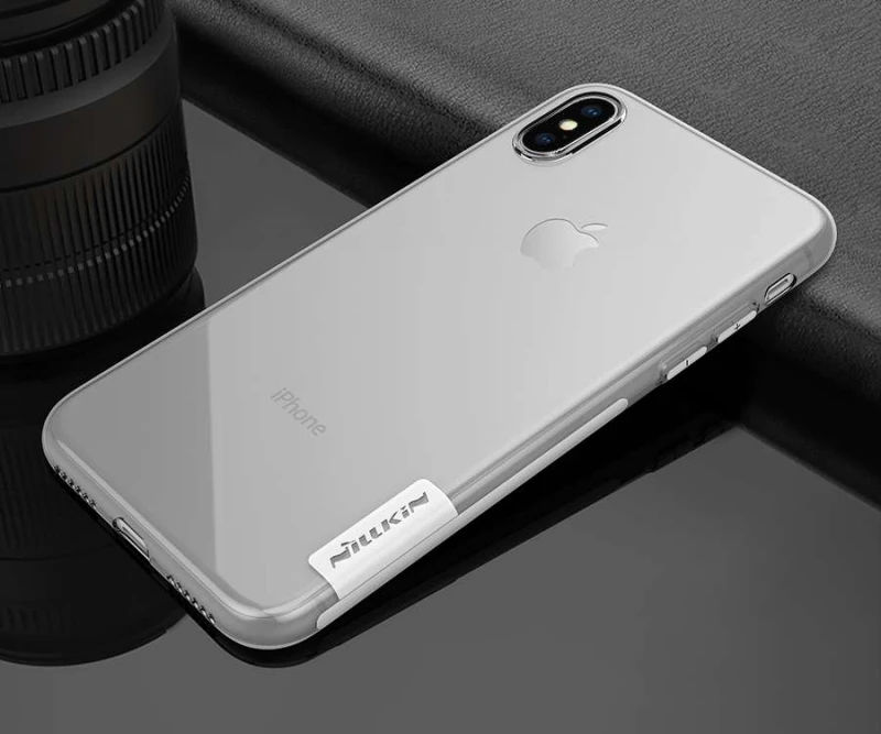 Ультратонкий силіконовий чохол Nillkin на Apple iPhone X (5.8") фото 7 з 8