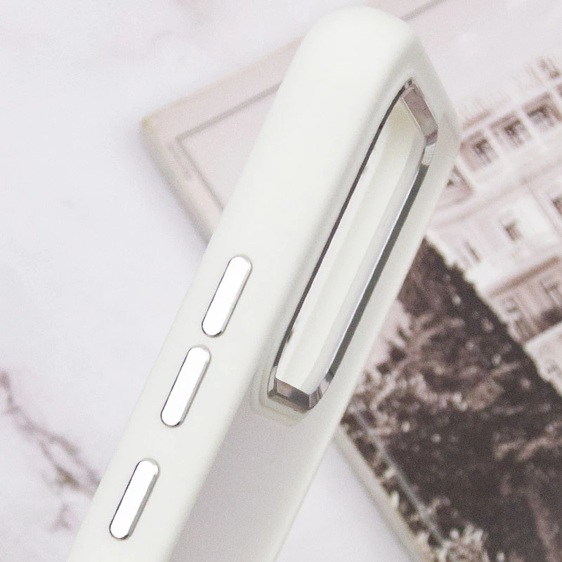 Захистний чохол TPU+PC матовий на Xiaomi Redmi 13C – White. Фото 4 з 5