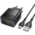 СЗУ Hoco CS111A Lounge PD22.5W (1USB-C) + кабель USB to Type-C – Black. Фото 2 из 5