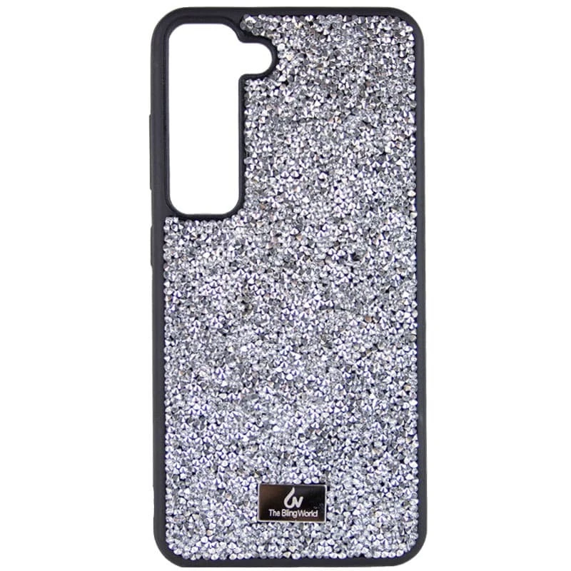 TPU чохол Bling World Rock Diamond на Samsung Galaxy S23 – Срібний. Фото 2 з 7