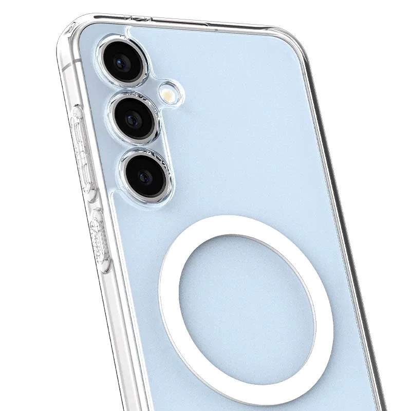 Чохол SGP Ultra Hybrid (MagFit) на Samsung Galaxy S25+ – Прозорий. Фото 4 з 7