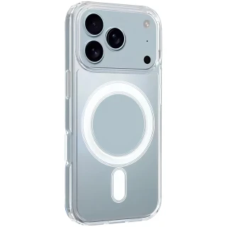 Чoхол TPU Crystal Case with Magnetic Fit для Apple iPhone 17 Pro (6.3") фото 1 з 4