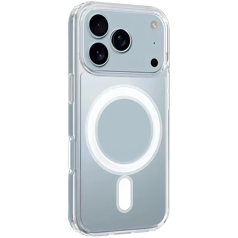 Чехол TPU Crystal Case with Magnetic Fit для Apple iPhone 17 Pro Max (6.9") – Clear. Фото 1 из 23
