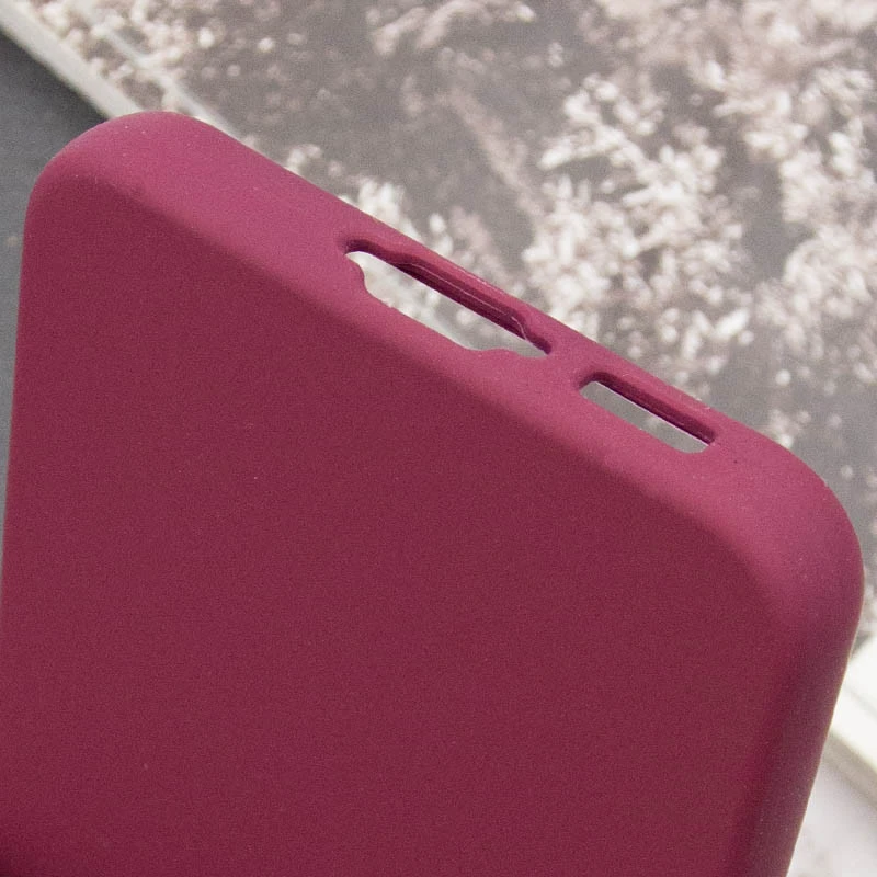 Чехол Silicone Case Lakshmi Premium з закритою камерою на Samsung Galaxy A56 5G – Бордовый / Plum. Фото 11 из 11