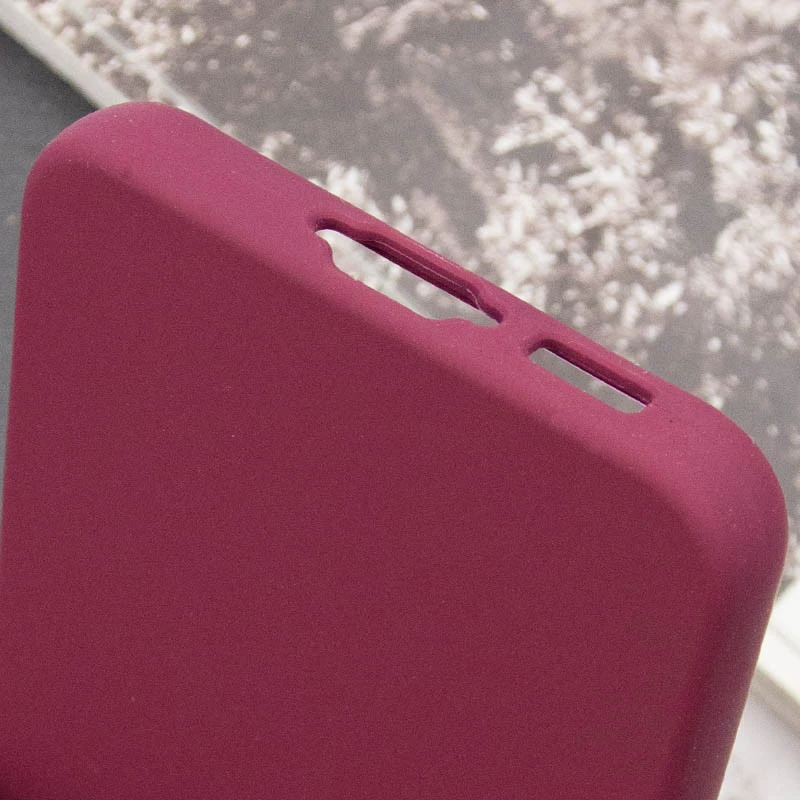 Чохол Silicone Case Lakshmi Premium з закритою камерою на Samsung Galaxy S24 FE – Бордовий / Plum. Фото 11 з 11