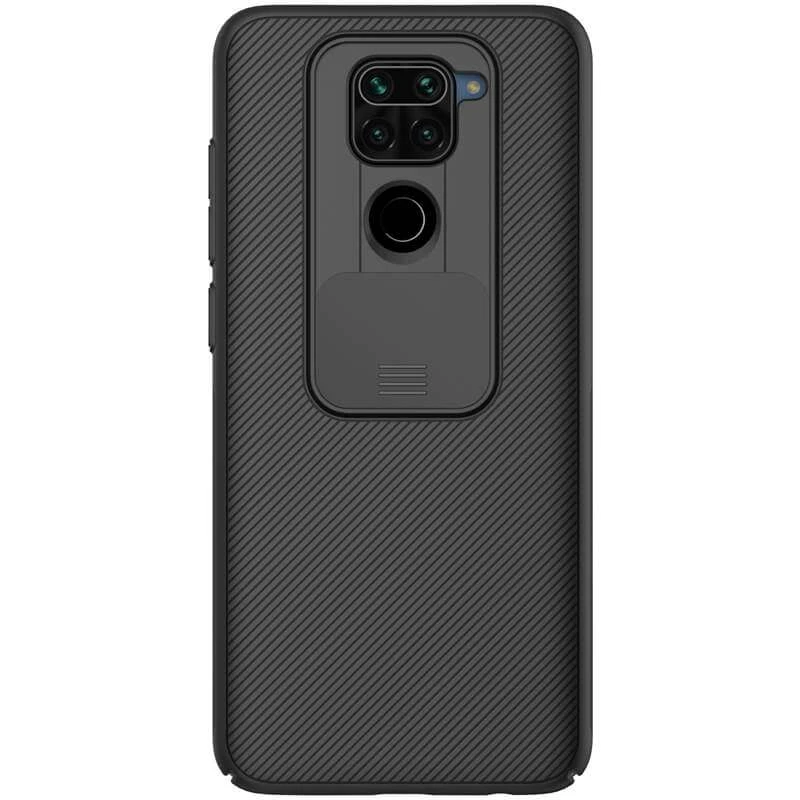 

Карбована накладка Nillkin зі шторкою для камери на Xiaomi Redmi Note 9 / Redmi 10X