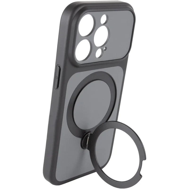 Чохол Ummi Full Camera with Magnetic Fit HQ Ring для Apple iPhone 15 Pro (6.1") – Black. Фото 7 з 10