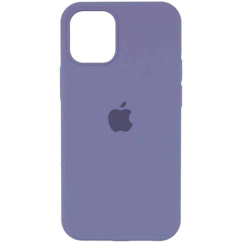 

Чехол Silicone Case с закрытым низом для Apple iPhone 13 Pro Max (6.7") (Серый / Lavender Gray), Сірий / lavender gray