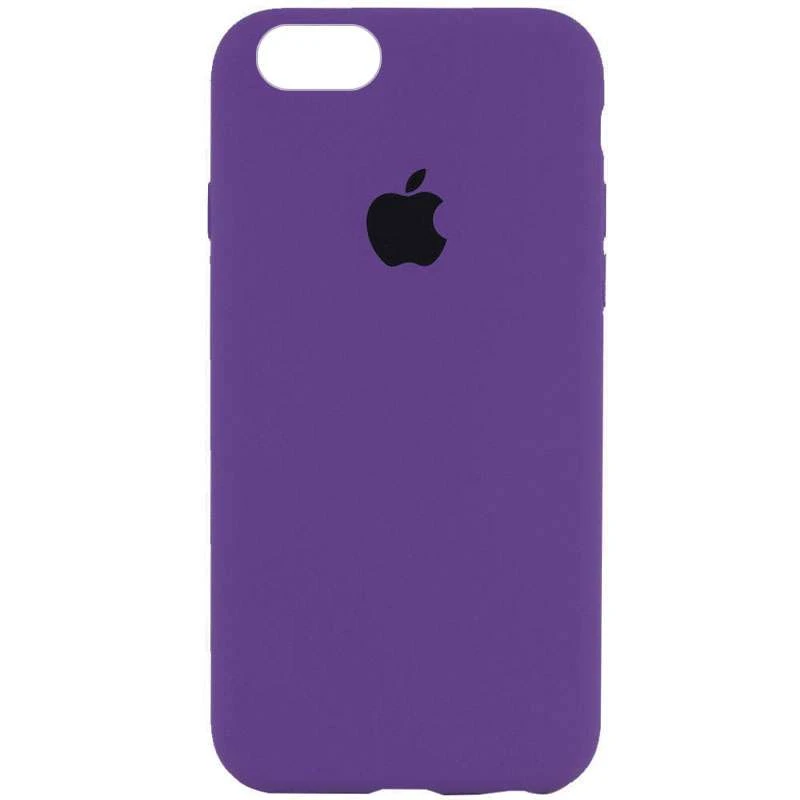 

Чехол Silicone Case с закрытым низом для Apple iPhone SE (2020) (Фиолетовый / Amethyst), Фіолетовий / amethyst