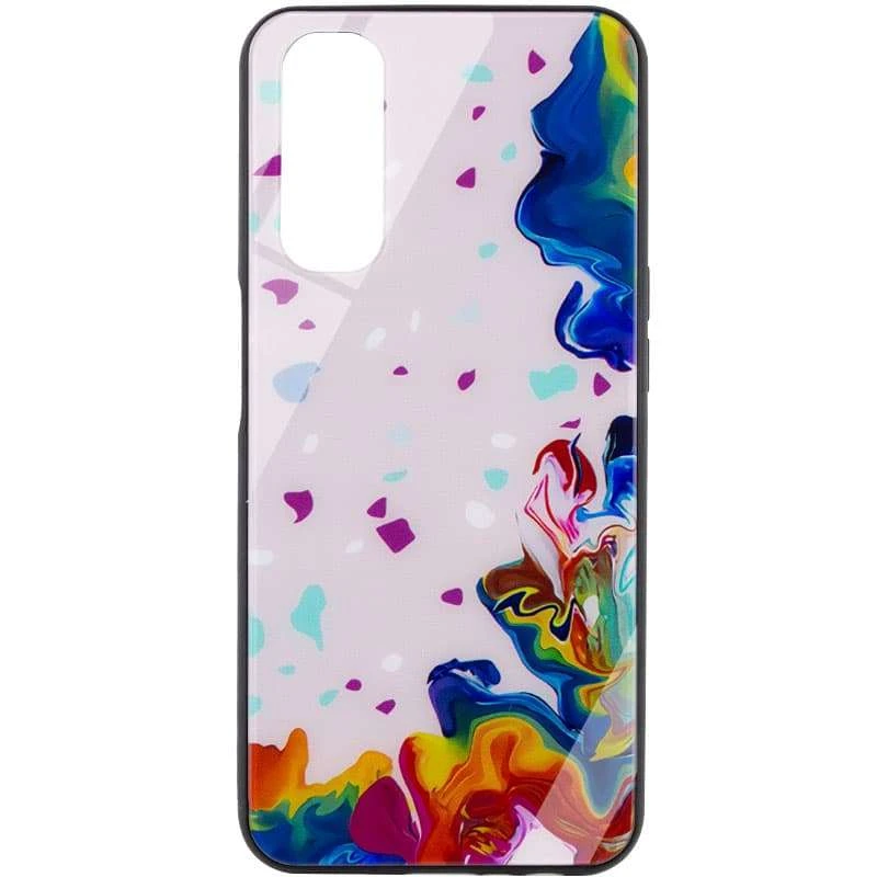 

Стеклянный чехол Diversity для Realme 7 (Stains multicolored)