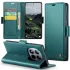 Шкіряний чохол-книжка CaseMe Nappa leather для Xiaomi Redmi Note 15 Pro+ 5G – Green. Фото 9 з 9