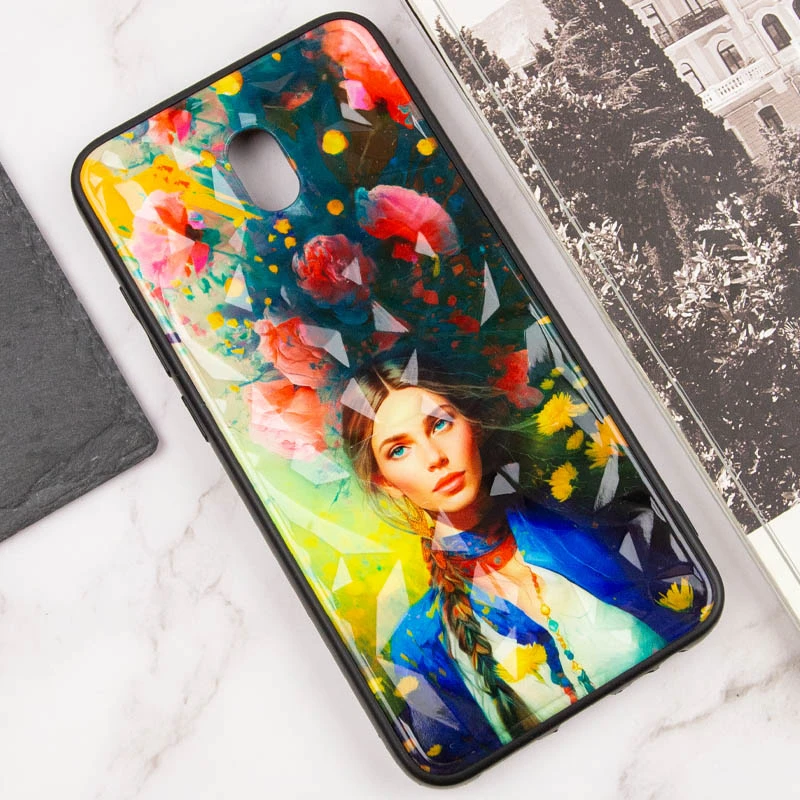 Скляний чохол Prisma Ladies на Xiaomi Redmi 8a – Peonies. Фото 6 з 7