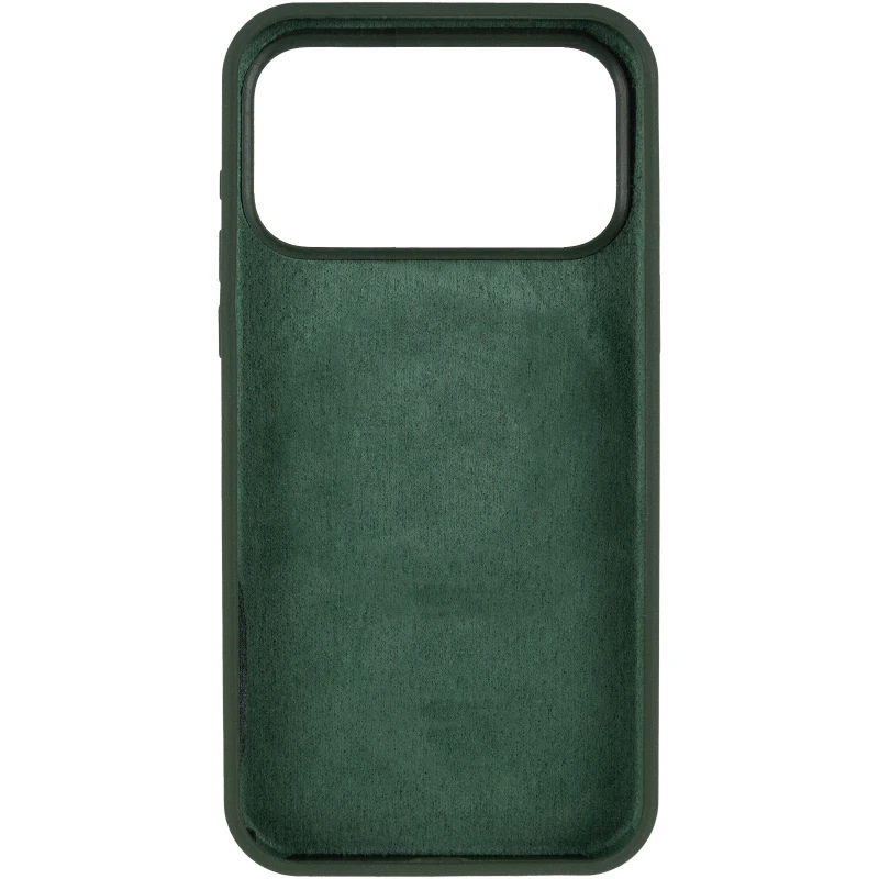 Чохол з закритим низом Silicone Case на Apple iPhone 17 Pro Max (6.9") – Зелений / Cyprus Green. Фото 5 з 8