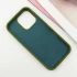 Чохол Silicone Case з закритим низом на Apple iPhone 16 Pro – Зелений / Dark Olive. Фото 5 з 11