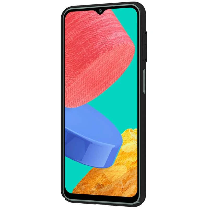 Карбована накладка Nillkin зі шторкою для камери на Samsung Galaxy M53 5G – Чорний / Black. Фото 4 з 5