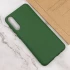 Кольоровий силіконовий чохол GETMAN на Samsung Galaxy A50 (A505F) / A50s / A30s – Зелений / Dark green. Фото 6 з 6