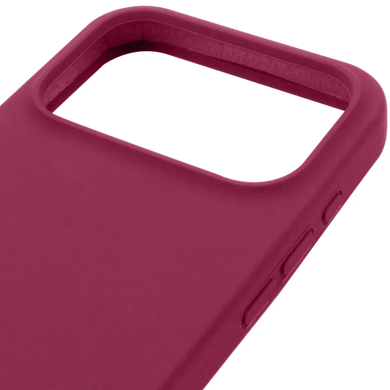 Чохол Silk Full Protective (AA) NO LOGO для Apple iPhone 17 Pro Max (6.9") – Бордовий / Maroon. Фото 5 з 6