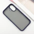 TPU+PC с металлическими кнопками для Apple iPhone 16 – Синий / Navy Blue. Фото 4 из 6