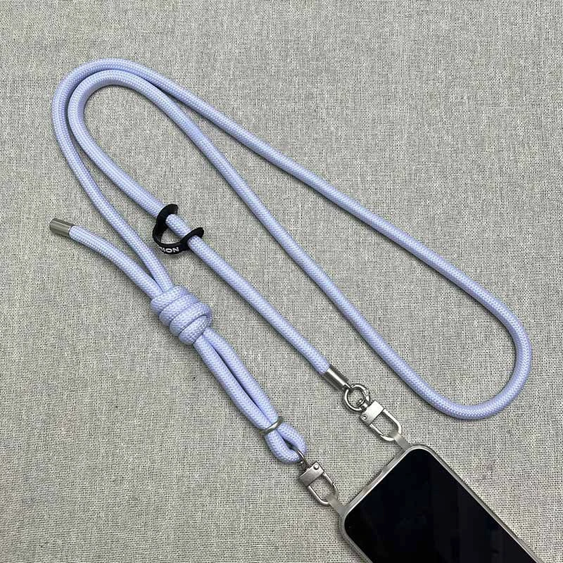 Шнурок с двумя креплениями (8мм) 150см – Light Blue. Фото 4 из 5