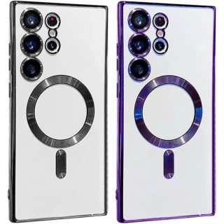 Хромовый TPU чехол с MagSafe для Samsung Galaxy S24 Ultra фото 1 из 4