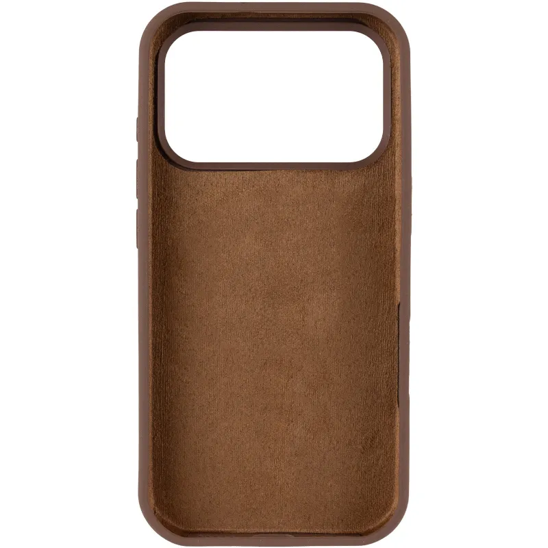 Чехол Silk Full Protective (AA) NO LOGO для Apple iPhone 17 Pro (6.3") – Коричневый / Brown. Фото 4 из 7