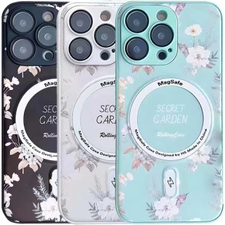 TPU+PC чохол Secret Garden з MagSafe на Apple iPhone 14 (6.1") фото 1 з 6