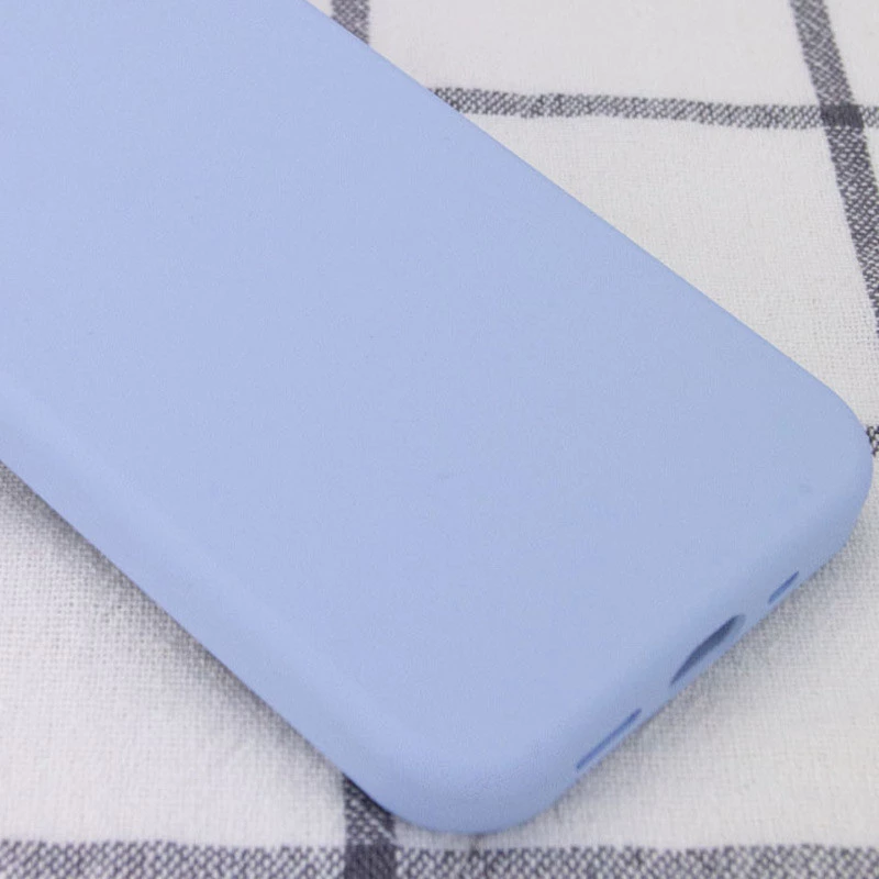 Чехол с закрытым низом Silicone Case для Apple iPhone 11 Pro Max (6.5") – Голубой / Lilac Blue. Фото 2 из 3