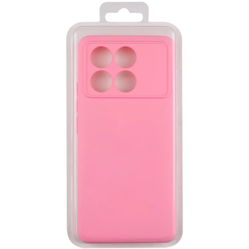 Чохол Silicone Case Lakshmi з закритою камерою на Xiaomi Poco X6 Pro – Рожевий / Pink. Фото 8 з 8