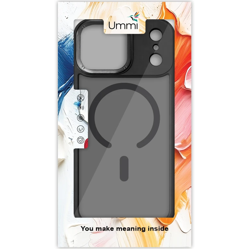 Чохол Ummi Ultimate with MagSafe для Apple iPhone 16 Pro – Black. Фото 2 з 2