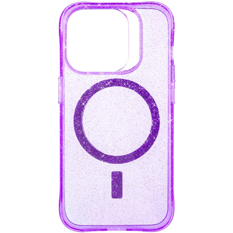 Зоряний чохол з MagSafe на Apple iPhone 15 Pro (6.1") – Purple. Фото 5 з 12