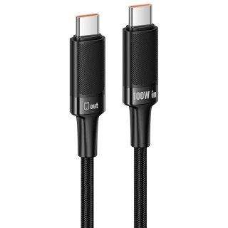 Дата кабель Hoco U153 Extreme Type-C to Type-C 100W (1.2m) фото 1 из 1