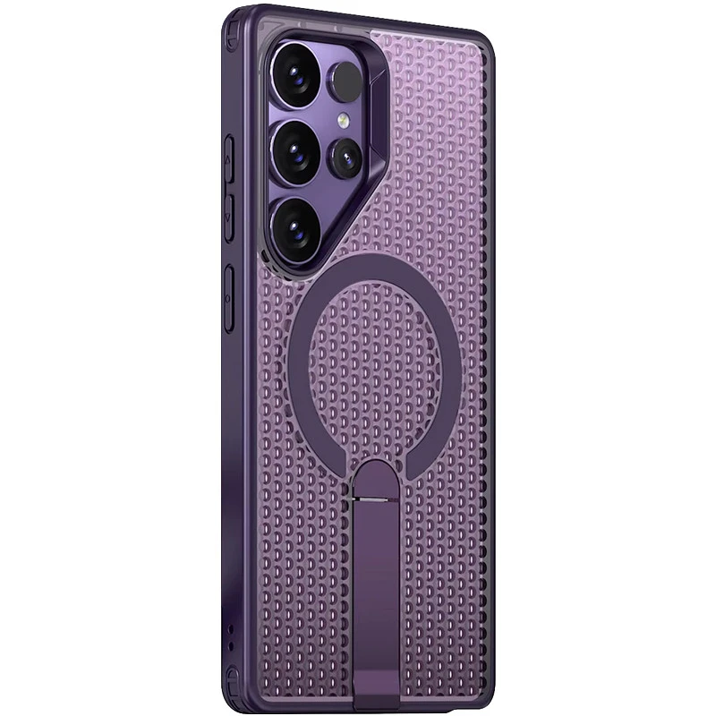 Чехол TPU Breeze with MagSafe stand для Samsung Galaxy S25 Ultra – Purple. Фото 2 из 2