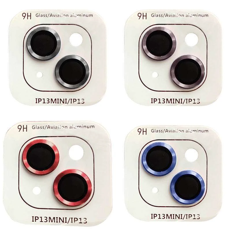 Металлическое защитное стекло на камеру для Apple iPhone 13 (6.1") фото 2 из 3