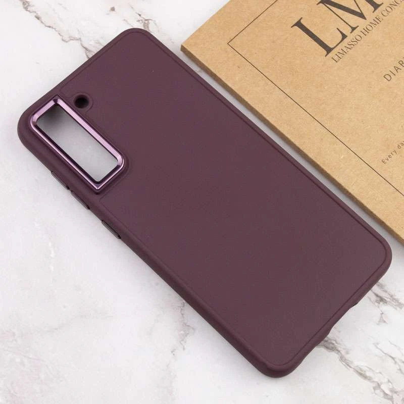 TPU чохол Bonbon з металевими кнопками на Samsung Galaxy S23 – Бордовий / Plum. Фото 7 з 11