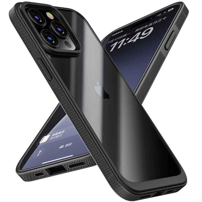 

Силиконовый чехол с плотным ободком для Apple iPhone 15 Pro (6.1") (Black)